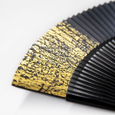 ６０間純金箔扇子セット