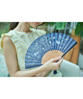 扇子 ミネット（タッセル・扇子袋付／桐箱入） | 白竹堂/ハクチクドウ