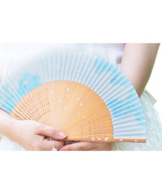 京扇子 春菜（タッセル・扇子袋付／桐箱入） | 白竹堂/ハクチクドウ