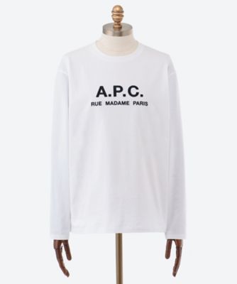 A.P.C. (Women/Men)/アー・ペー・セー Rue Madame 長袖Tシャツ 25082193308 シロ トップス【三越伊勢丹/公式】