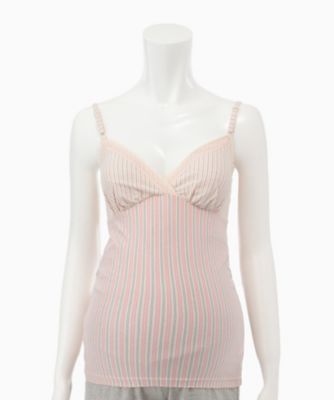 マタニティ　カップ付キャミソール