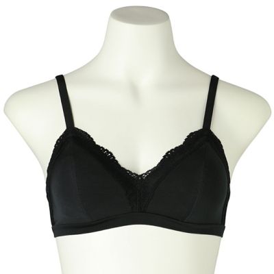 ２４ベンベルグベア天　フックアイソフトブラジャー（ノンワイヤー）　ＫＩＷＡ３０２