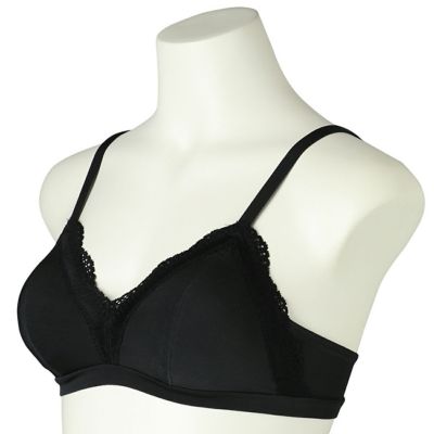 ２４ベンベルグベア天　フックアイソフトブラジャー（ノンワイヤー）　ＫＩＷＡ３０２