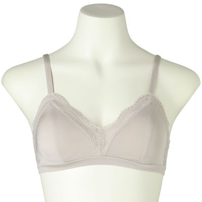 24ベンベルグベア天 フックアイソフトブラジャー（ノン