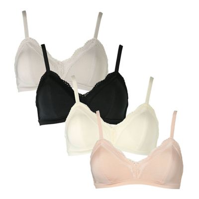 ２４ベンベルグベア天　フックアイソフトブラジャー（ノンワイヤー）　ＫＩＷＡ３０２