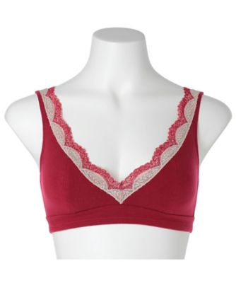 25起毛ベア天 フックアイソフトブラジャー（ノンワイヤー