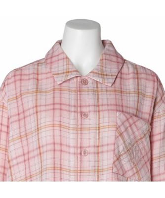 トリプルガーゼオンブレーチェック 長袖パジャマ KUCK523 | KID