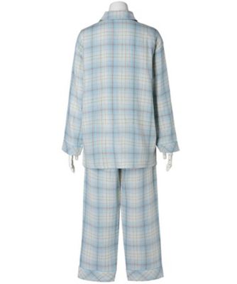 トリプルガーゼオンブレーチェック 長袖パジャマ KUCK523