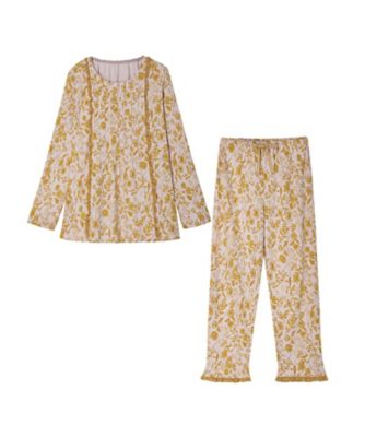 ＜KID BLUE (Women)＞２５フルールＰｔＮ　長袖パジャマ　ＫＮＣＫ５５４