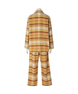 25ネルチェック 長袖パジャマ KUCK544 | KID BLUE (Women