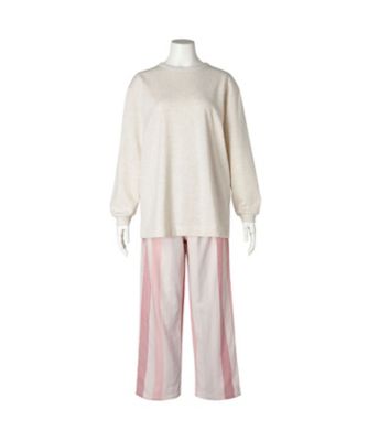 26Wガーゼストライプ 長袖パジャマ KUDK506 | KID BLUE