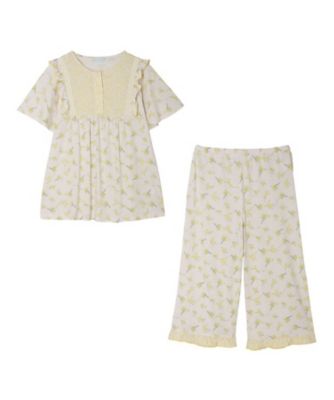 ＜KID BLUE (Women)＞２６ブリティッシュブーケＮ　半袖パジャマ　ＫＮＤＫ３１３