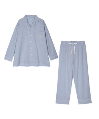 26ドビードットシャンブレー 長袖パジャマ KNDK521 | KID
