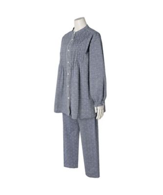 26ドビードットシャンブレー 長袖パジャマ KNDK521 | KID