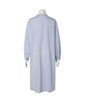 26ドビードットシャンブレー 長袖ナイティ KNDL521 | KID