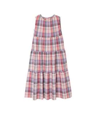 ＜KID BLUE (Women)＞２６シャーリングチェック　ノースリーブナイティ　ＫＮＤＬ１４２