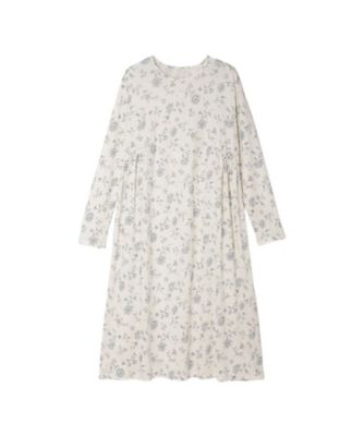 ＜KID BLUE (Women)＞シルクサラサＰｔ　長袖ナイティ　ＫＮＤＬ５４３