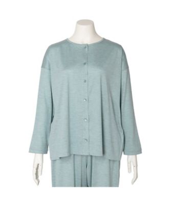 26トップシルク天竺 長袖トップス KRDN544 | KID BLUE (Women