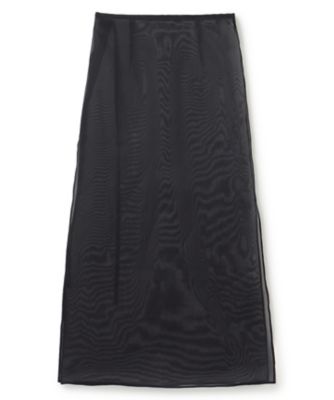 SCEARN (Women)/セアン ＳＩＬＫ　ＳＡＴＩＮ　ＯＲＧＡＮＤＩＥ　ＳＫＩＲＴ　ＳＫＳＮＧＭ０２０６