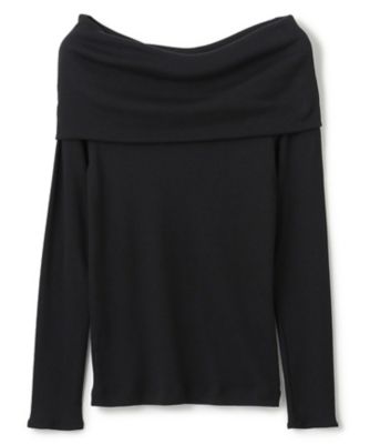 SCEARN (Women)/セアン COTTON MODAL RIB OFF SHOULDER TOPS KKSNGM0202