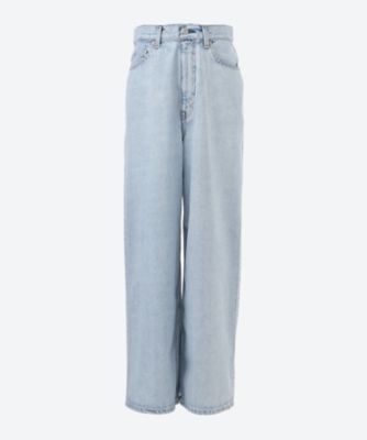 ＜YLEVE (Women)＞１３．５ｏｚ　ＤＥＮＩＭ　ＨＩＧＨ　ＷＡＩＳＴ　ＷＩＤＥ　ＦＡＤＥ