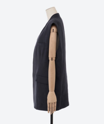 LINEN DOUBLE CLOTH n／S JK | YLEVE