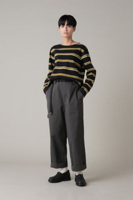 ＭＨＬ．＞カットソー ＭＨＬ ＯＵＴＬＩＮＥ ＳＴＲＩＰＥ