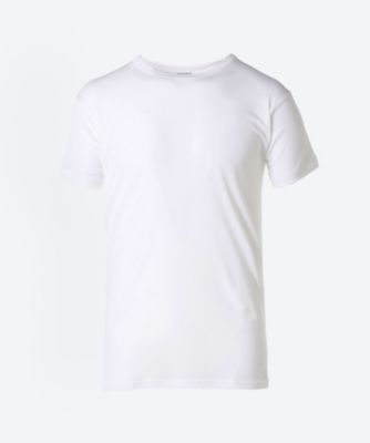 ＜COOL MAGIC (Men)＞春夏用　冷感フライス　クルーネックＴシャツ　汗とり脇パット付・抗菌防臭・部屋干し対応