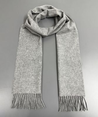グレー ブロックカラー マフラー30*180CM グレー系 メンズのマフラー・ストール・ネックウォーマー | 三越伊勢丹