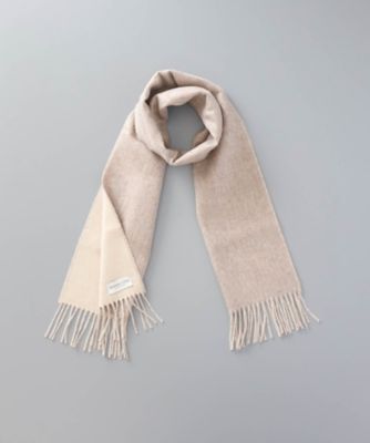 Johnstons of Elgin/ジョンストンズ オブ エルガン WA000020 カシミヤ100%RVマフラー WA20/2JH 61036 Ash/Blonde ネックウォーマー【三越伊勢丹/公式】