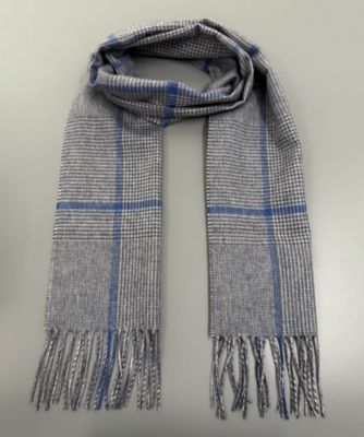 TOMORROWLAND カシミヤ チェックリバーシブルマフラー