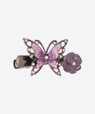 ＜ANNA SUI (Women)＞蝶モチーフ　ヘアクリップ　ＳＡＭＨ０３５８　ＸＶ