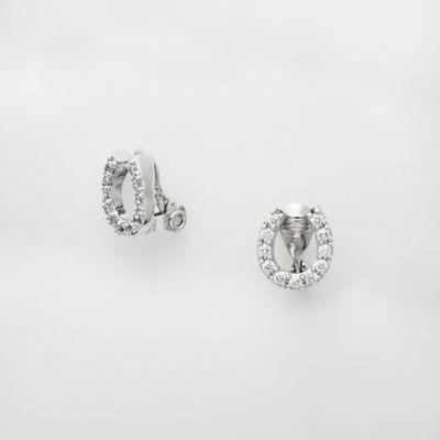 PT900 ホースシュー ダイヤモンド ピアス | ete bijoux (Women