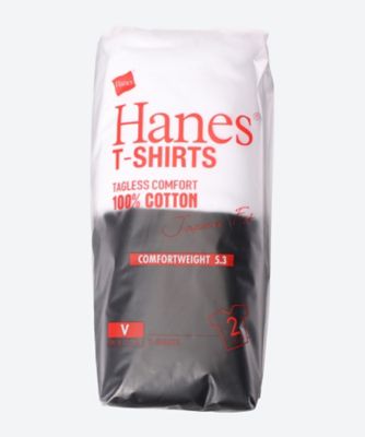 ＜Hanes (Men)＞２Ｐセット　半袖ＶネックＴシャツ　ジャパンフィット