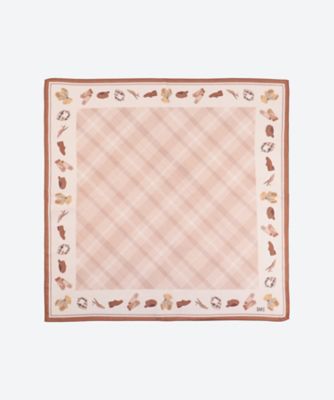 ＜DAKS (婦人雑貨)＞婦人　ラージプリントハンカチ　１４９０１５２４