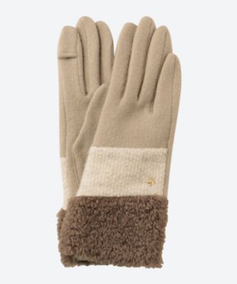 KATE SPADE NEW YORK (Women)/ケイト・スペード ニューヨーク ケイトスペード 手袋 KS51350―1 ベージュ 手袋・グローブ【三越伊勢丹/公式】