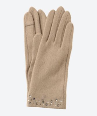 伊勢丹購入品⭐︎イタリア製⭐︎未使用⭐︎レザーグローブ⭐︎ネイビー⭐︎ファー 伊勢丹購入品⭐︎イタリア製⭐︎未使用⭐︎レザーグローブ