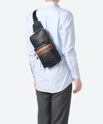 ✨極美品✨ Paul Smith レザー ボディーバッグ ショルダー 現行品-