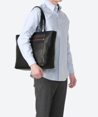 美品】Paul Smith シグネチャージップストライプ トートバッグ A4可-