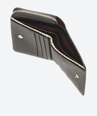 ポール・スミス  ジップストローグレイン 二つ折財布 ネイビー PSC784