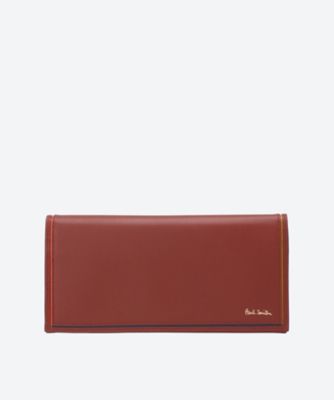 ＜Paul Smith (Bag&SLG)＞ブライトストライプカラーライン　小銭入れ付き長財布　　ＢＰＳ０７６