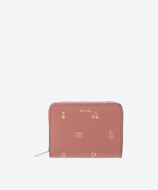 ミックスドゥードゥル　ラウンドジップ二つ折り財布　ＢＰＷ－４１２