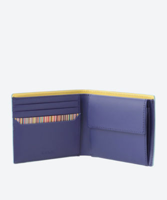 新品】 ポールスミス Paul Smith クラシックエンボス 2つ折り財布