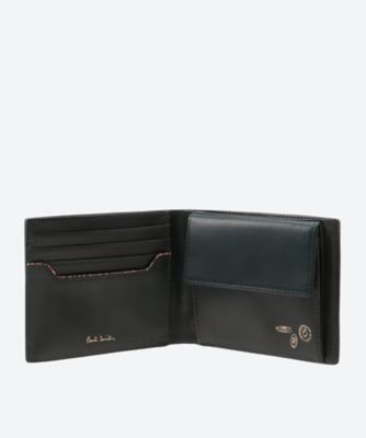 【美麗品】ポール・スミスの二折財布 フォルクスワーゲン柄 美麗品】ポール・スミスの二折財布 フォルクスワーゲン柄