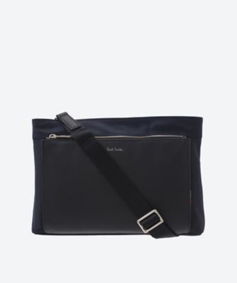 ナイロンブライトストライプトリム 2WAYミニショルダー  