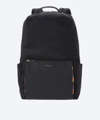 名入れ無料】 Paul Smith◇リュック/ナイロン/BLK/APS454 リュック