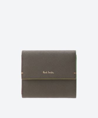 ＜Paul Smith (Bag&SLG)＞カラードエッジ２２ＡＷ　三つ折り財布　ＢＰＳ５９３