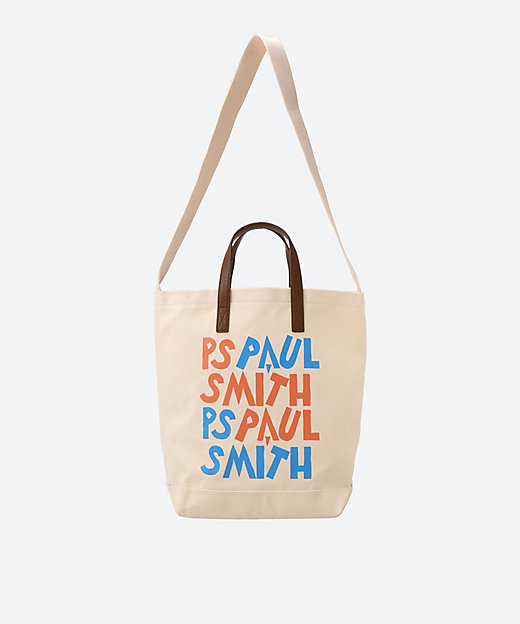 【SALE】グラフィックショッパー（アイボリー）2WAYミディアムトートバッグ リピートPS 旅行用かばん・バッグ