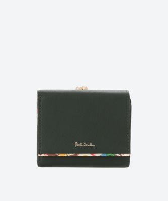 マーガレットプリントトリム 三つ折りがま口財布 | ファッション・服  