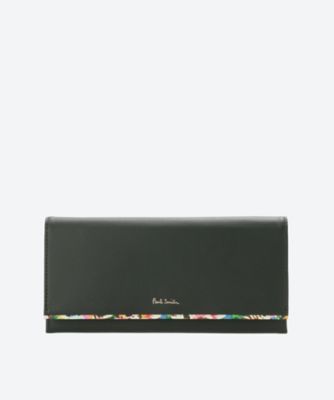 Paul Smith ポールスミス ペダルプリントトリム 長財布 羊革 牛革